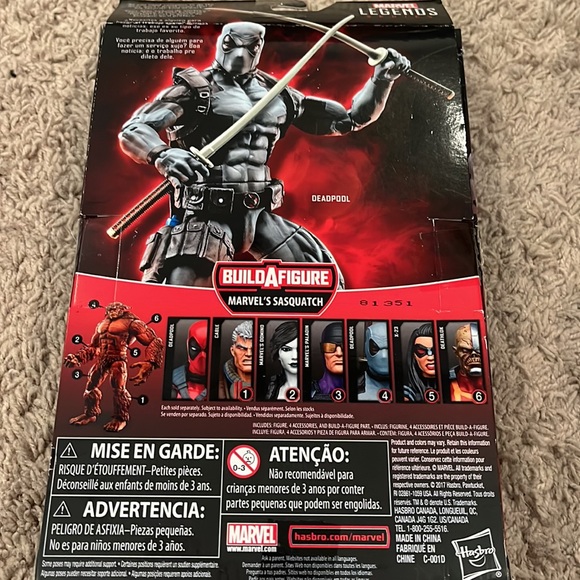 Build a figure marvels, Sasquatch marvel, legends series, Deadpool - Picture 2 of 3